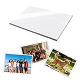 50 hojas de papel fotografico a4, 180 g/m², de secado rápido, resistente al agua, papel fotográfico A4 de alto blanco, ideal para impresoras de inyección de tinta