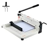 VEVOR Cortadora de Papel de Alta Resistencia Cortadora de Papel Industrial y Comercial de 304,8 mm para Papel A4, Capacidad para 400 Hojas Cortadora de Papel Apilado para Oficina, Escuela, Blanco
