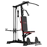 GartistGo Gimnasio multifunción para casa, estación de fitness completa Home Gym, herramientas de gimnasio en casa para entrenamiento completo de todo el cuerpo, para principiantes y expertos, sin
