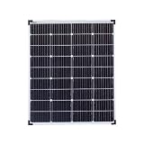 enjoy solar® Panel Solar Monocristalino 100W 12V (XL) - Células PERC 166x166mm con 9 busbars – Ideal para autocaravanas, instalaciones en balcones, casas de jardín y embarcaciones