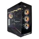 CYBERPOWERPC Luxe Gaming PC - AMD Ryzen 7 5700X, Nvidia RTX 5070 12GB, 32GB RAM, 1TB NVMe SSD, 650W 80+ PSU, Wi-Fi, Refrigeración a Liquido CPU, Windows 11, V100R RGB