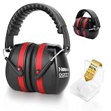 Nexus Cascos Insonorizacion Para Estudiar con tapones oidos cancelacion de ruido 34dB | Cascos Cancelación de Ruido | Cascos Antiruido | Cascos Insonorizados | Auriculares Cancelacion Ruido (FOLD)