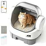 Arenero Gatos Autolimpiable con App,Modelo de Inicio del Arenero Automático
