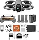 Pack DJI Avata 360 Vuela Más (RC 2) con Bundle, dron 360° con imagen 360° de 1 pulgada 8K para FPV y filmación aérea, Incluye RC 2 y tres baterías, dron con cámara de hélices (Multiple Accessory)