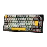 EPOMAKER Ajazz AK820 Pro ISO-ES Teclado Mecánico Inalámbrico con Pantalla
