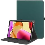 HGWALP - Funda universal para tabletas de 9', 9,7', 10,1', 10,2', 10,5', 10,9' y 11', tipo libro, protectora, con soporte y portalápices, para iPad y Samsung, verde.
