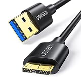 UGREEN Cable USB 3.0 a Micro B 5Gbps (0.5 M) | Compatible con Galaxy Note S5, Disco Duro Toshiba Canvio Basic, Seagate Backup, Maxtor M3, WD My Passport