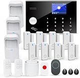 TUGARD Alarma Inalámbrica WiFi para el Hogar, 20 Piezas gsm 4G Sistema Antirrobo de Seguridad 120 dB, Kits para el Hogar, Compatible con Alexa, Google Assistant
