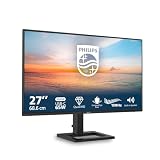 PHILIPS 27E1N1600AE Monitor 27 Pulgadas 120Hz Panel IPS, 4ms GtG, HDR10, Altavoces, Altura Ajustable, (2560x1440 HDMI 1x 1.4 USB Hub) Negro