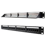 NANOCABLE PANEL PARCHEO 24P CAT.6 UTP 19'1U DUAL