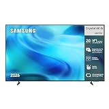 Samsung TV 75 Pulgadas Crystal UHD U8075H 4K Smart TV con Vision AI Companion Processor Dynamic Sound Pack TV Plus, Cine y Series, 2026