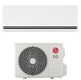 Climatizador de aire acondicionado monosplit LG de 9000 BTU Dualcool Deluxe, H09S1D.NS1, Inverter con WiFi en R32 de clase A+++