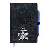 Grupo Erik Cuaderno Disney Pesadilla antes de Navidad con boligrafo proyector - Cuaderno A5 Premium - Cuaderno punteado/Libreta A5 hojas blancas - Cuaderno notas - Bloc de notas A5