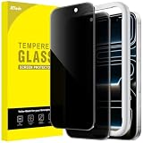 JETech Protector Pantalla Privacidad para iPhone 17 Pro, 2 Unidades | Protección Antiespía, Cristal Vidrio Templado, Marco de Instalación Fácil, Anti-Arañazos