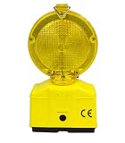 Baliza Intermitente LED, Señalización de Obras, Señalización de Emergencia (Amarillo)