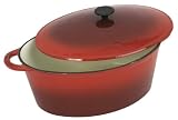 Crealys 501750 - Cocotte Ovalada de Hierro Fundido, 9 l