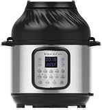 Instant Pot DUO CRISP + Air Fryer 8L, Acero inoxidable - Robot de cocina (11 funciones en 1: olla a presión, sartén, vapor, olla lenta) (140-0042-01-EU)