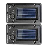 de batería de repuesto para luz solar, 2 piezas, universal, para