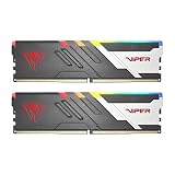 Patriot Viper Venom RGB DDR5 RAM 32GB (2X16GB) 6000MT/s CL30 UDIMM Desktop Gaming Memory Kit - PVVR532G600C30K