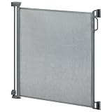 Safety 1st barrera retractil, puerta seguridad bebe 140 cm, Light Grey