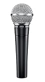 Shure Sm58 Microphone de Scène/Direct avec Fil Noir - (Microphone de Scène/Direct - 54,5 Db, 50-15000 Hz, avec Fil, 298 G, 51 X 162 Mm)