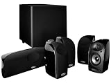 Polk Home Cinema 5.1 Audio TL1600, 180W, Bass Reflex, Negro