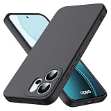 Byvuwiay Funda para OPPO Reno 14 F/FS 4G/5G - Negro | Carcasa de Silicona Líquida, Ultra Protectora Antichoque Case para OPPO Reno 14 FS