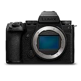 Panasonic LUMIX S5IIX Cámara Mirrorless Full Frame, Solo Cuerpo | Grabación 4K 60P y 6K 30P, Pantalla Abatible, Wi-Fi, AF Híbrido De Fase, IS Activo, ISO nativo dual, Batería DMW-BLK22