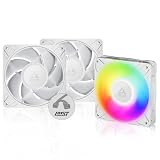 ARCTIC P12 Pro A-RGB (3 Piezas) - Potente Ventilador de Caja PC Premium, Case Fan PWM 120mm, Divisor cable Y, 600–3000 rpm, 0 rpm