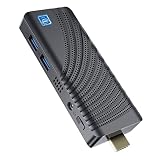 Mini PC Stick Intel Celeron N4000 (Hasta 2,6 GHz) Windows 10 Pro Mini Computer Stick 4GB DDR4 64GB eMMC Micro Desktop Factor de forma pequeño PC admite 4K HDMI, 2.4G/5G WiFi, Bluetooth 4.2, encendido