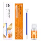 K&F CONCEPT Kit Limpieza Sensor APS-C, 5 Piezas, 20ml, Azul | Bastoncillos Doble Cabeza Microfibra 16mm + 20ml Limpiador para APS-C y Visor, Envasado al Vacío Individual, MA02