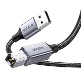UGREEN Cable Impresora USB 2.0 Tipo A a Type B de Aluminio Nylon (2 Metros)