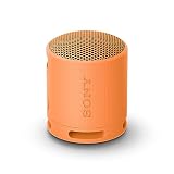 Sony Altavoz Bluetooth SRS-XB100, Ligero, Compacto, Altavoz Resistente al Agua y al Polvo IP67, hasta 16 h de batería, Correa Adaptable, Naranja