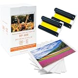 RP-108 Compatible con Canon Selphy CP1500 Papel fotográfic/Cartuchos tinta