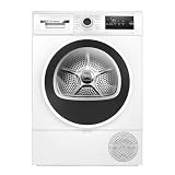 Bosch - Secadora con bomba de calor, 8 kg, AutoDry, Antivibraciones, Blanco, WTR83200ES