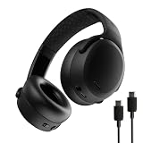 Skullcandy Crusher ANC 2 Cascos Over-Ear Inalámbricos con Cancelación de Ruido y Sensory Bass, 50 h de Autonomía, Skull-iQ, con Alexa Habilitada, Compatibles con Dispositivos Bluetooth - Negro