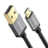 UGREEN Cable Micro USB Carga Rápida QC3.0 3A 18W Trenzado Nylon (1M)