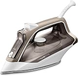 Rowenta Effective+, Plancha de vapor, Golpe de vapor de 120 g/min, Beige | Potencia 2400W, Suela Microsteam 300 de acero inoxidable, Tecnología Autosteam, Antigoteo, Punta precisión, DX1635