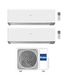 Haier REVIVE aire acondicionado dual split 9000+12000 BTU WI-FI integrado