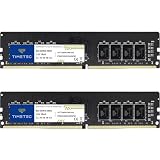 Timetec 16GB Kit(2x8GB) DDR4 2666 MHz (PC4-2666V) PC4-21300 UDIMM – Sin ECC, sin búfer, 288 Pines, 1,2V CL19, Memoria RAM para Ordenadores de sobremesa.