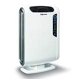 Fellowes Purificador de Aire AeraMax DX55, Sistema de Purificación en 4 Etapas con Filtro HEPA y Carbono, Tecnología AeraSafe y Auto Smart, Ideal para Estancias de hasta 90m²
