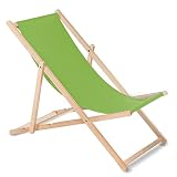 Green Blue - Tumbona - Hecha de Madera de Haya, Disponible en 12 Colores, práctica, cómoda (Verde Claro) …