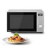 Panasonic NN-SD36QSEPG Horno Microondas de 29 L, 1000 W, Descongelación Automática, 11 Programas Automáticos, Temporizador, Plateado