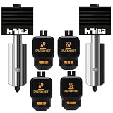 2-Pack Upgraded 0.2MM Hotend Kit for Bambu Lab P2S/H2D/H2S(with 4 Silicone Sleeve), Extruder Include Hardened Steel Nozzle and Electroplated Heating Block for bambus 3D Printer Accessories