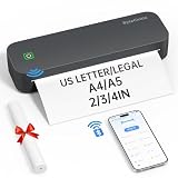ByteCintia A4 Impresora Portatil Termica D80, Sin Tinta Bluetooth, Gris