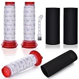 Filtro para Bosch Athlet Lithium Power 25,2 V BCH6L2560 BBH625W60 BCH6ZOOO | Zoo'o ProAnimal Aspiradoras,3 piezas de repuesto Filtros Microsan para Bosch Athlet