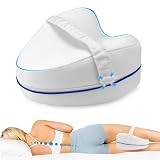 Kawaology Almohada ortopédica para Las Rodillas para Dormir de Lado I Almohada ortopédica para Las piernas para un sueño sin Dolor I Almohada ergonómica de posicionamiento del Cuerpo con Espuma