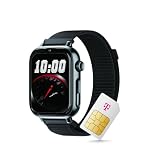 SaveWatch Plus 2 Nano SIM - Reloj para niños, GPS, cámara, botón SOS, Negro, Normal, Casual