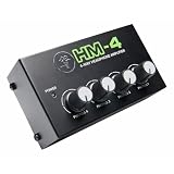 MACKIE HM-4 amplificador de auriculares de 4 canales con entrada estéreo y control de nivel individual