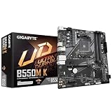 GIGABYTE B550M K Placa Base - Procesadores AMD Ryzen 5000, hasta 4733 MHz DDR4, 1xPCIe 4.0 + 1xPCIe 3.0 M.2, LAN 1GbE, USB 3.2 Gen 1